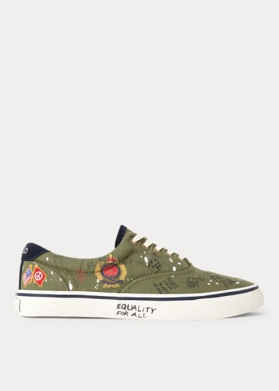 Polo Ralph Lauren Graffiti Thorton Sneakers Herre Danmark (TCLJW9152)